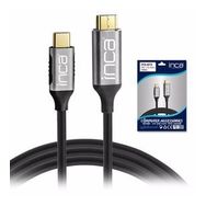 Inca Itch-02tx Type C To Hdmı 2 mt 4k Altın Uçlu Kablo