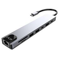 Inca ITPC-7T Type-C Girişli 8 Port 4K Dönüştürücü Hub