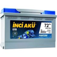 İnci Akü Pantera EFB 12V 72Ah 680CCA Akü