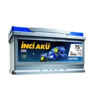 İnci Akü Start Stop Efb Pantera 12 V 75Ah 730cca Akü