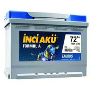 İnci Formül A Taurus 12 V 72 Ah 700 cca EN Akü