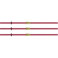 Indea GM0715 3.5 m 1.0-1.2 mm Bakır Terminal Trafimet Kırmızı Teflon Spiral Hortum