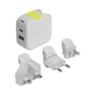 İnfinity Lab InstantCharger 65W 2 USB Beyaz Şarj Aleti
