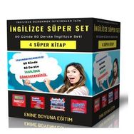 İngilizce Süper Set - 80 Günde 80 Derste İngilizce Seti 4 Kitap Enine Boyuna Eğitim