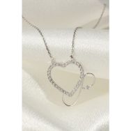 Inlove Kadın Gümüş Sonsuzluk Kolye Kalpli Sonsuzluk Kolye