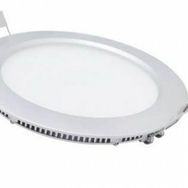 İnoled Yuvarlak Alüminyum 2706-01 6w Beyaz Işık Slim Led Panel