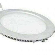 İnoled Yuvarlak Alüminyum 2718-01 18w Beyaz Işık Slim Led Panel