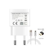 Inovaxis INV-700-4 Samsung Galaxy A8 Beyaz Micro Usb Data Kablosu Şarj Cihazı