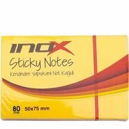 İnox 2380 50x75 mm 80 Yaprak Fosforlu Turuncu Not Kağıdı