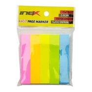 İnox 4662 15x75 mm 100 Sayfa 5 Renk Yapışkanlı Page Marker Not Kağıdı