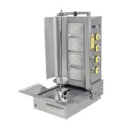 İnoxmaster 4'lü Gazlı ve Lpg İMR-MDNR-401 Alttan Motorlu Döner Ocağı