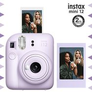 Instax Mini 12 Lila Fotoğraf Makinesi ve Fotoğraf Çerçeve Seti