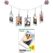 Instax Tüm Mini Makineler ile Uyumlu 20'li Film ve 5'li Resim Askısı