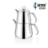 İnter Çelik Hanzade Sade Mini Boy Çaydanlık