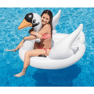 Intex Şişme Kuğu Binici Çocuklar İçin Şişme Beyaz Kuğu Havuz