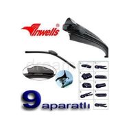 Inwells 9 Aparatlı 50 cm Muz Tipi Araca Özel Silecek