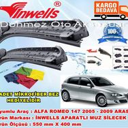 Inwells Alfa Romeo 147 2005-2009 Muz Silecek Takımı