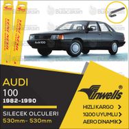 Inwells Audi 100 Sedan 1982-1990 Ön Muz Silecek Takımı