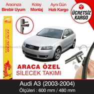 Inwells Audi A3 2003-2004 Muz Silecek Takımı