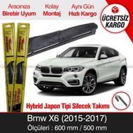 Inwells Bmw X6 2015-2017 Muz Silecek Takımı