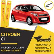 Inwells Citroen C1 2005 2013 Ön Muz Silecek Takımı