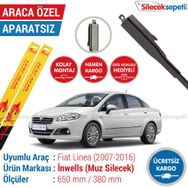 Inwells Fiat Lİnea 2007-2016 Muz Silecek Takımı