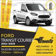 Inwells Ford Courier 2014-2017 Muz Silecek Takımı