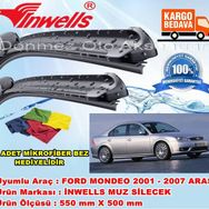 Inwells Ford Mondeo 2001-2007 Muz Silecek Takımı