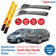 Inwells Honda City 2006-2011 Muz Silecek Takımı