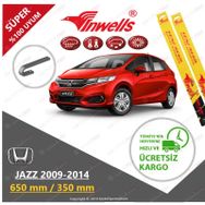 Inwells Honda Jazz 2009-2014 Muz Silecek Takımı