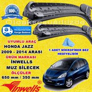 Inwells Honda Jazz 2009 2014 Ön Muz Silecek Takımı