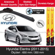 Inwells Hyundai Elantra 2011-2015 Muz Silecek Takımı