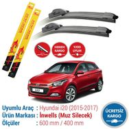 Inwells Hyundai İ20 2015-2017 Muz Silecek Takımı