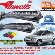 Inwells Hyundai Tucson 2005-2010 Muz Silecek Takımı