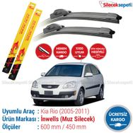 Inwells Kia Rio 2005-2011 Muz Silecek Takımı