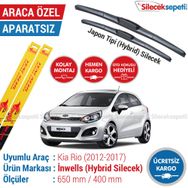 Inwells Kia Rio Hybrid 2012-2017 Silecek Takımı