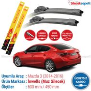 Inwells Mazda 3 2014-2016 Muz Silecek Takımı