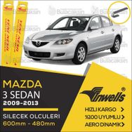 Inwells Mazda 3 Sedan 2009 2013 Ön Muz Silecek Takımı