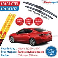 Inwells Mazda 3 Sedan Hybrid 2014-2016 Silecek Takımı