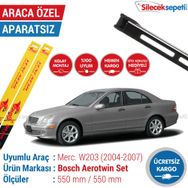 Inwells Mercedes C Serisi W203 2004-2007 Silecek Takımı