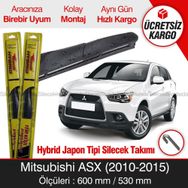 Inwells Mitsubishi ASX 2010-2015 Muz Silecek Takımı