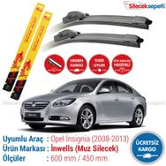 Inwells Opel Insignia 2008-2016 60x45 Muz Silecek Takımı