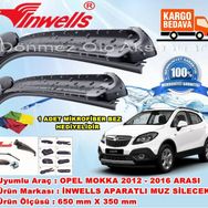 Inwells Opel Mokka 2012-2016 Muz Silecek Takımı