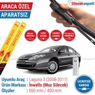 Inwells Renault Laguna 3 2008-2011 Muz Silecek Takımı