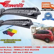 Inwells Renault Scenic 1 1996-2003 Muz Silecek Takımı