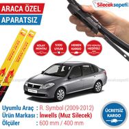 Inwells Renault Symbol 2009-2012 Muz Silecek Takımı