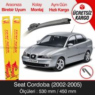 Inwells Seat Cordoba 2002-2005 Ön Muz Silecek Takımı
