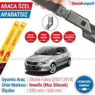Inwells Skoda Fabia 2007-2014 Muz Silecek Takımı