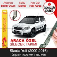 Inwells Skoda Yeti 2009-2016 Muz Silecek Takımı