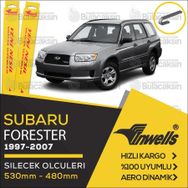Inwells Subaru Forester 1997-2007 Ön Silecek Takımı